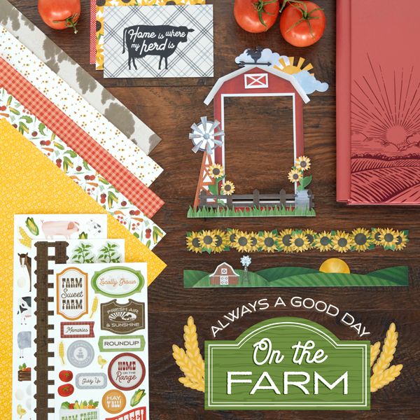 Farm Scrapbook Template: Barn Recipe Template - Creative Memories