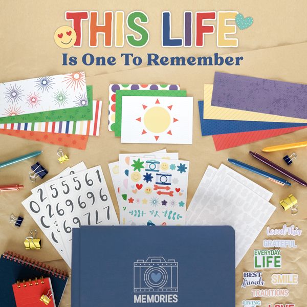 Everyday Rainbow Paper Album: 8x8 This Life Paper Album - Creative Memories