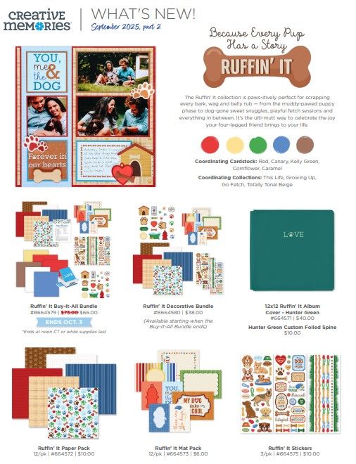 Sept 2025: Ruffin' It, Hide & Eek!, Halloween Spend/Get