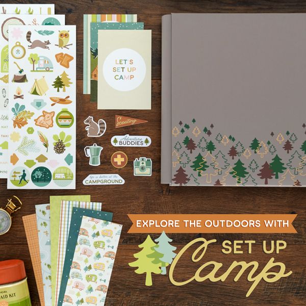 Camping Stickers For Scrapbooking: Set Up Camp - Creative Memories